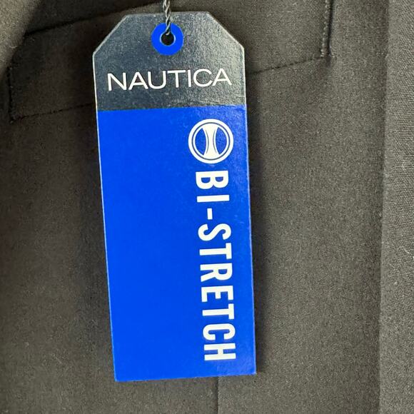 NAUTICA‎ MODERN FIT BI-STRETCH TWO BUTTON BLAZER IN BLACK NWT MEN'S SIZE 40R - Picture 7 of 13